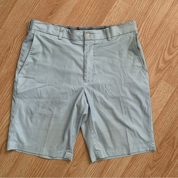 Walter Hagen Men's Perfect 11 Performance Golf Shorts Size 34 Gray Blue - Picture 1 of 12